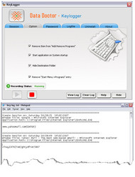 Keylogger screenshot